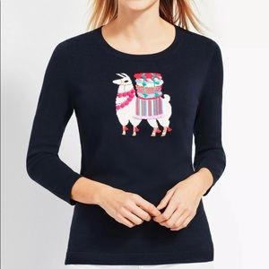 NWOT Llama Embellished Sweater
